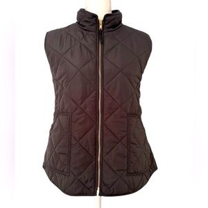 J. Crew Brown Quilted Vest
